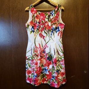 London Times floral fit and flare dress